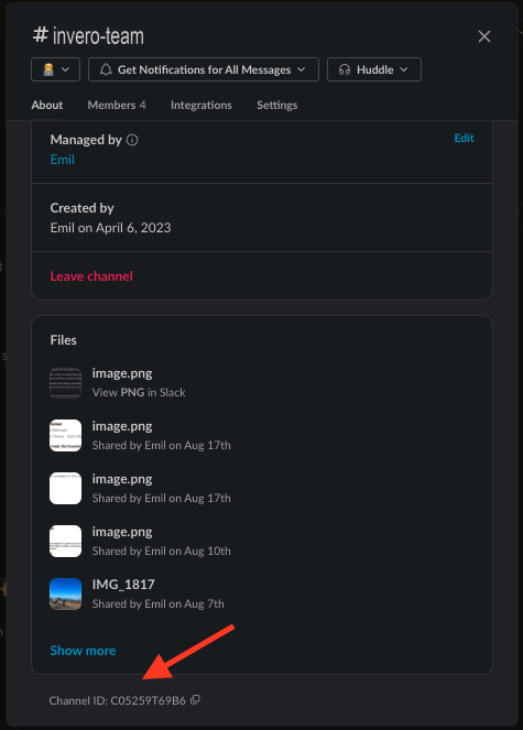 Channel Details